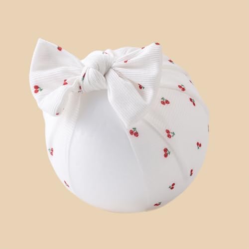 Baby Girls Hair Bow Knot Turban Hat Newborn Hospital Hats Infant Toddler Head - Image 5