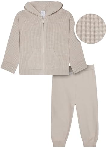 Modern Moments by Gerber Baby & Toddler Hooded Sweater Jacket & Jogger - Image 4