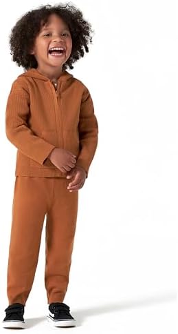 Modern Moments by Gerber Baby & Toddler Hooded Sweater Jacket & Jogger - Image 5