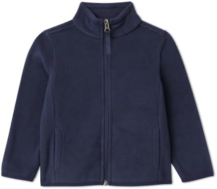 Amazon Essentials Unisex Kids' Polar Fleece Full-Zip Mock Jacket by AmazonEssentials