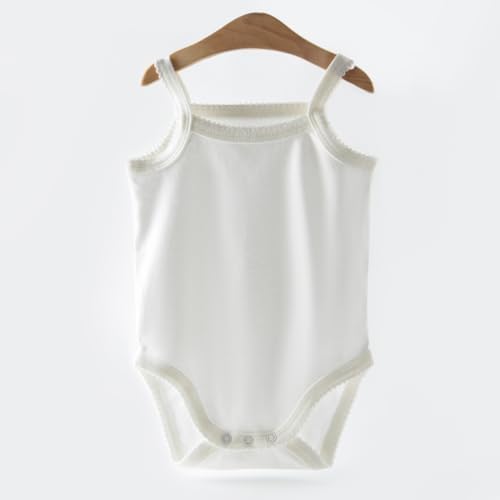 Girls Spaghetti Strap Bodysuit Sleeveless Tank Top Cotton One-Pieces Pack of - Image 2