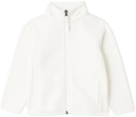 Amazon Essentials Unisex Kids' Polar Fleece Full-Zip Mock Jacket by AmazonEssentials