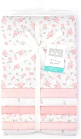 Hudson Baby Unisex Baby Cotton Polyester Flannel Receiving Blankets Bundle - Image 2