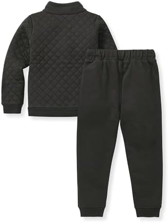 Burt's Bees Baby Boys Shirt and Pant Set, Long Sleeve Top & Bottom Outfit Bundle - Image 2