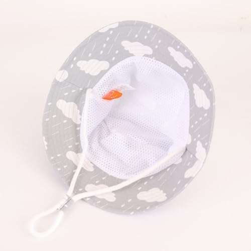 LANGZHEN Sun Protection Hat for Kids Toddler Boys Girls Wide Brim Summer - Image 4