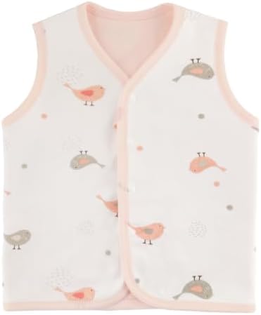 Baby Vest for Girls&Boys, Cotton Reversible Vest Coat for Spring & Autumn by CHICKIDDOS