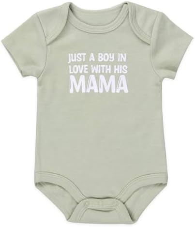 Baby Essentials Baby Boys 5 Piece Bodysuit Set - Image 3