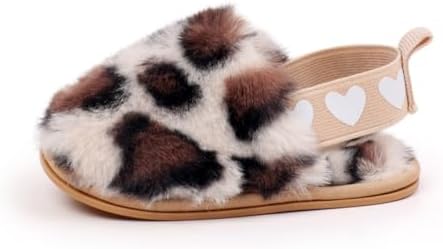 Baby Shoes Pink Leopard Baby Girl Slippers Non-Slip Soft Sole Toddler First - Image 6