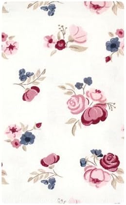 Luvable Friends Hudson Baby Flannel Burp Cloths 10pk, Blush Rose Floral - Image 2