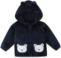 Unisex Baby Fleece Jacket Winter Sherpa Lined Hoodie by JingleBaBa