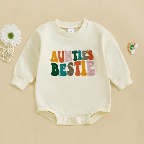 VISGOGO Newborn Infant Baby Boy Oversized Romper Sweater Bodysuits Coming Home - Image 6