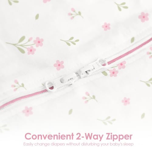 Baby Swaddle 0-2 Months, Cotton Arm-In Zipper Sleep Sack, Wearable Blankets Wrap - Image 4