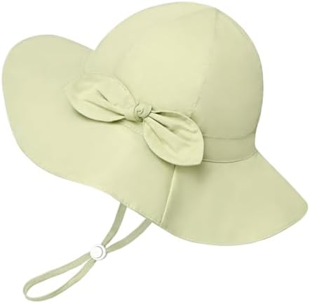 Baby Girl Sun Hat Kids Summer Beach Wide Brim Hats Toddler Bucket Hat by Weradau