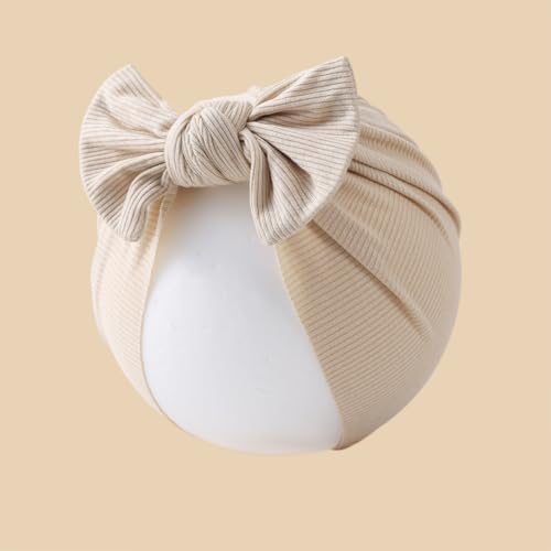 Baby Girls Hair Bow Knot Turban Hat Newborn Hospital Hats Infant Toddler Head - Image 6
