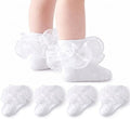 Baby Girls Ruffle Socks Double Layer Lace Turn Cuff Dress Socks by Dioxay
