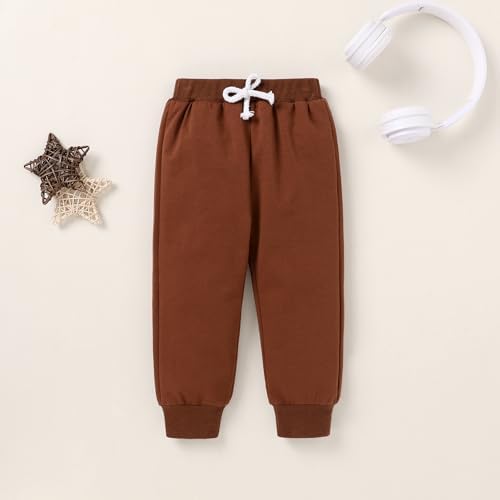 Happy Town Baby Fall Outfits for Girl Boy Long Sleeve Hoodie Top and Long - Image 5