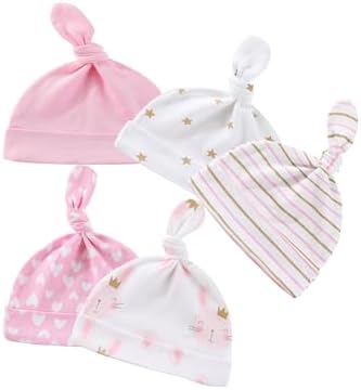 Baby Hats Mittens and Socks Set Soft Cotton Newborn Hat Glove - Image 3