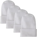 DRESHOW BQUBO 4 Pack Newborn Hospital Hat Infant Baby Hat Cap by DRESHOW