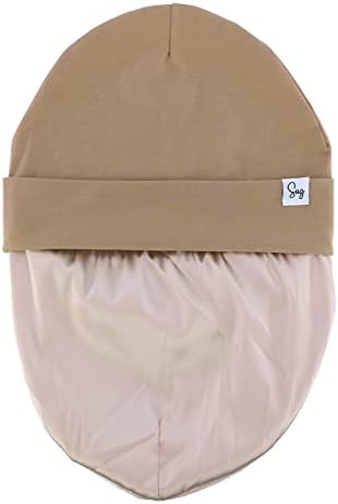 Jersey Beanie Hat for Newborn Baby Boys Girls Silky Satin Lined Hats Bonnet - Image 7