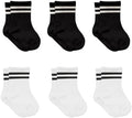 bistyle Baby Grip Ankle Socks 6 Pairs | Newborn Infant Toddlers Sock Organic by bistyle