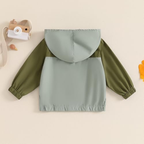 MERSARIPHY Toddler Boy Hoodies Jacket Baby Boy Lightweight Zip Up Coat - Image 4