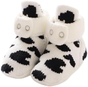 Avibae Baby Booties, Warm Infant Girl Boy Socks Bootie, Newborn Knit Shoes by B