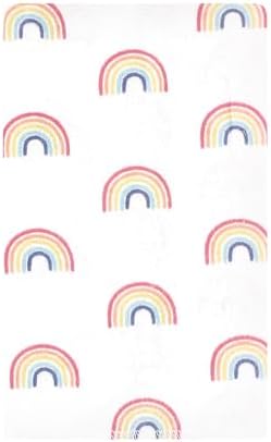Luvable Friends Hudson Baby Flannel Burp Cloths 10pk, Sweet Rainbow - Image 2