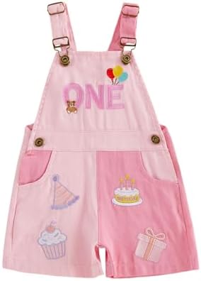 Fernvia Toddler Kids Baby Girl Boy Contrast Color Overalls Shorts Clothes by Fernvia