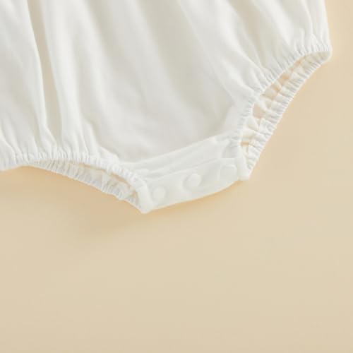 Baby Boy Girl Bubble Romper Short Sleeve Collar Summer Bodysuit - Image 6