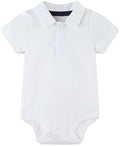 Baby Girl Collared Onsie Polo Bodysuit Boy Cotton Romper Short Sleeve 0~24M by Unknown