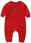 Unisex Baby romper, Long Sleeve 100% Cotton Baby Clothes, Baby Footless Jumpsuit by Jomixa