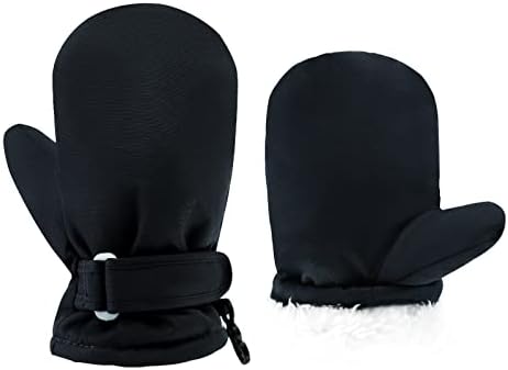 BAVST Toddler Waterproof Mittens Fleece Lined Baby Boys Girls Winter Warm Glove by BAVST