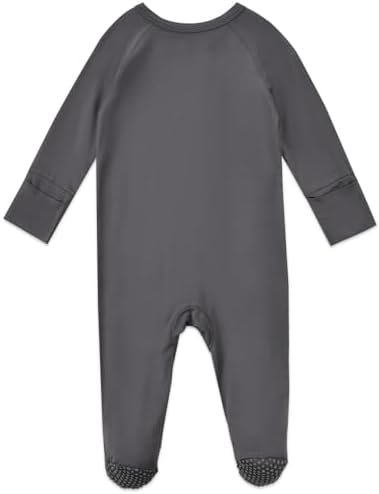 Aablexema Baby Rayon of Bamboo Footed Pajamas Zipper - Image 4