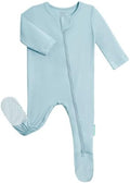 PurComfy Bamboo Viscose Baby Zipper Footie Pajamas, 0-3-6-9-18-24 Months | Ideal by PurComfy