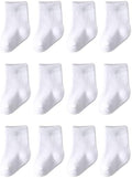 Baby Crew Socks Baby Newborn Socks 12-Pack Baby Sock 0-3/3-6 Months Infant by Marchare