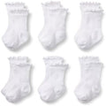 Amazon Essentials x Sofia Grainge Toddler and Baby Girls' Scallop Top Socks by AmazonEssentials