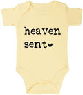 Heaven Sent Baby Bodysuit Religious Pregnancy Announcement Baby Romper Unisex by Unknown