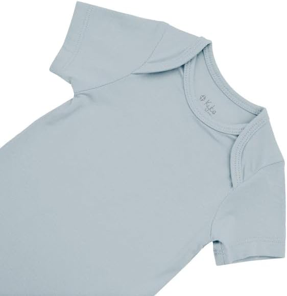 KYTE BABY Short Sleeve Baby Bodysuit, Buttery Soft Rayon Made From Bamboo - Image 2