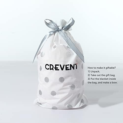 CREVENT 30"X40" Cozy Soft Warm Two Layers Sherpa Baby Blanket - Image 5