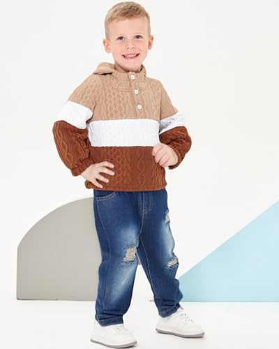 XUANHAO Baby Boy Clothes Toddler Outfits Hoodie Jeans Clothing 12 Months-5T - Image 3