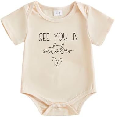 woshilaocai Baby Announcement Bodysuit Pregnancy Reveal by woshilaocai