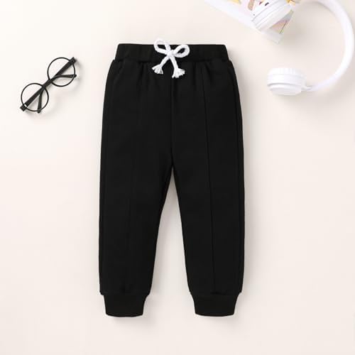 YOUNGER TREE Baby Clothes for Girls Boy Solid Color Hoodie and Sweatpants - Image 3