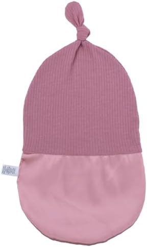 Silky Satin Lined Newborn Hat Hair Care Knot Beanie Hats - Image 5