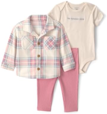 Carter's Baby Girls' 3-piece Bodysuit Pant Sets by Carters