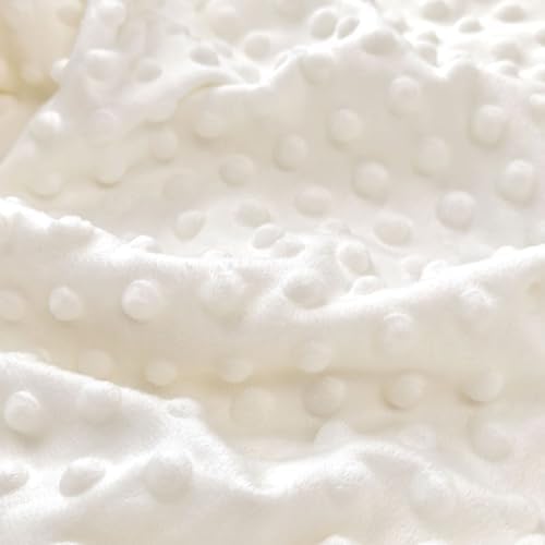 Baby Blanket Cotton Muslin Swaddle Thick Crib Bedding Dotted Backing Double - Image 5