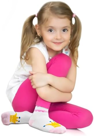 SkiBeaut Baby Toddlers Girls Socks, 12 Pairs Non Slip Kids Grips Toddler Grippy - Image 3