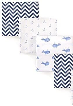 Hudson Baby Unisex Baby Cotton Flannel Receiving Blankets Bundle, One Size - Image 2