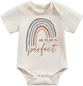 Newborn Infant Baby Bodysuit Funny Letters Print Clothes Short Sleeve Romper by Unknown