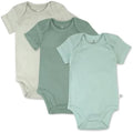 HonestBaby unisex-baby 3-pack Short Sleeve Bodysuits One-piece 100% Organic by HonestBaby