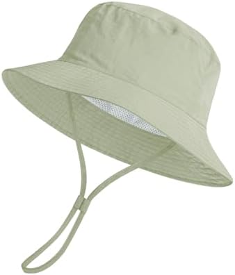 Toddler Bucket Hats UPF 50+ Baby Sun Hat Adjustable Kids Sun Protection Summer by MACOWCF
